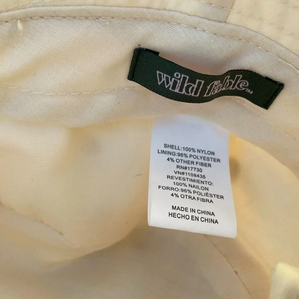 Wild Fable Girl Hat Round Bucket Hat Beige Cap One Size - Picture 4 of 8